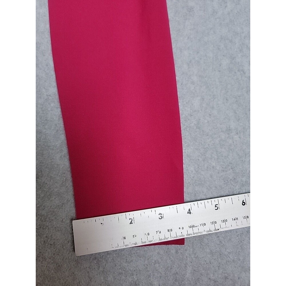 Lululemon Leggings Womens 4 30x21 Cropped Hot Pink Athletic Running Stretch - Picture 7 of 10